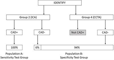 Development and validation of a machine learned algorithm to IDENTIFY functionally significant coronary artery disease